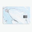 Mixtured Light Blue v9 Textured Marble - Premium Protective Decal Skin-Kit for the Apple Credit Card