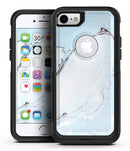 Mixtured Light Blue v9 Textured Marble - iPhone 7 or 8 OtterBox Case & Skin Kits
