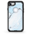 Mixtured Light Blue v9 Textured Marble - iPhone 7 or 8 OtterBox Case & Skin Kits