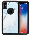 Mixtured Light Blue v9 Textured Marble - iPhone X OtterBox Case & Skin Kits