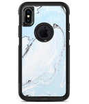 Mixtured Light Blue v9 Textured Marble - iPhone X OtterBox Case & Skin Kits
