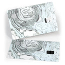 Mixtured Mint and Gray v3 Textured Marble - Premium Protective Decal Skin-Kit for the Apple Credit Card