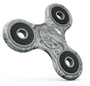 Mixtured Mint and Gray v3 Textured Marble Full-Body Fidget Spinner Skin-Kit