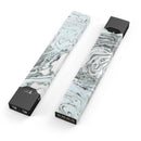 Mixtured Mint and Gray v3 Textured Marble - Premium Decal Protective Skin-Wrap Sticker compatible with the Juul Labs vaping device