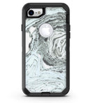 Mixtured Mint and Gray v3 Textured Marble - iPhone 7 or 8 OtterBox Case & Skin Kits