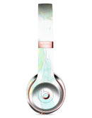 Mixtured Mint and Yellow Textured Marble Full-Body Skin Kit for the Beats by Dre Solo 3 Wireless Headphones