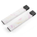 Mixtured Pink-Yellow Textured Marble - Premium Decal Protective Skin-Wrap Sticker compatible with the Juul Labs vaping device