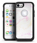 Mixtured Pink-Yellow Textured Marble - iPhone 7 or 8 OtterBox Case & Skin Kits