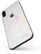 Mixtured Pink-Yellow Textured Marble - iPhone X Skin-Kit