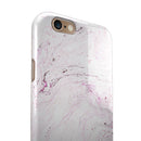 Mixtured Pink Textured Marble iPhone 6/6s or 6/6s Plus 2-Piece Hybrid INK-Fuzed Case