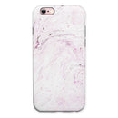 Mixtured Pink Textured Marble iPhone 6/6s or 6/6s Plus 2-Piece Hybrid INK-Fuzed Case