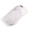 Mixtured Pink Textured Marble iPhone 6/6s or 6/6s Plus 2-Piece Hybrid INK-Fuzed Case