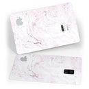 Mixtured Pink Textured Marble - Premium Protective Decal Skin-Kit for the Apple Credit Card
