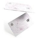 Mixtured Pink Textured Marble - Premium Protective Decal Skin-Kit for the Apple Credit Card