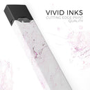 Mixtured Pink Textured Marble - Premium Decal Protective Skin-Wrap Sticker compatible with the Juul Labs vaping device