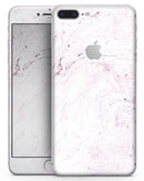 Mixtured Pink Textured Marble - Skin-kit for the iPhone 8 or 8 Plus