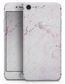 Mixtured Pink Textured Marble - Skin-kit for the iPhone 8 or 8 Plus