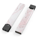 Mixtured Pink and Gray 19 Textured Marble - Premium Decal Protective Skin-Wrap Sticker compatible with the Juul Labs vaping device