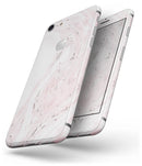 Mixtured Pink and Gray 19 Textured Marble - Skin-kit for the iPhone 8 or 8 Plus
