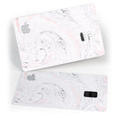 Mixtured Pink and Gray 24 Textured Marble - Premium Protective Decal Skin-Kit for the Apple Credit Card