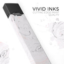 Mixtured Pink and Gray 24 Textured Marble - Premium Decal Protective Skin-Wrap Sticker compatible with the Juul Labs vaping device