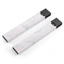 Mixtured Pink and Gray 24 Textured Marble - Premium Decal Protective Skin-Wrap Sticker compatible with the Juul Labs vaping device