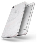Mixtured Pink and Gray 24 Textured Marble - Skin-kit for the iPhone 8 or 8 Plus