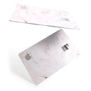 Mixtured Pink and Gray 37 Textured Marble - Premium Protective Decal Skin-Kit for the Apple Credit Card
