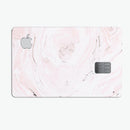 Mixtured Pink and Gray 37 Textured Marble - Premium Protective Decal Skin-Kit for the Apple Credit Card