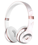 Mixtured Pink and Gray 37 Textured Marble Full-Body Skin Kit for the Beats by Dre Solo 3 Wireless Headphones