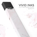 Mixtured Pink and Gray 37 Textured Marble - Premium Decal Protective Skin-Wrap Sticker compatible with the Juul Labs vaping device