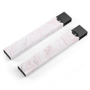 Mixtured Pink and Gray 37 Textured Marble - Premium Decal Protective Skin-Wrap Sticker compatible with the Juul Labs vaping device