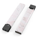Mixtured Pink and Gray 37 Textured Marble - Premium Decal Protective Skin-Wrap Sticker compatible with the Juul Labs vaping device