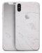 Mixtured Pink and Gray 37 Textured Marble - iPhone X Skin-Kit