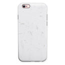 Mixtured Pink and Gray 44 Textured Marble iPhone 6/6s or 6/6s Plus 2-Piece Hybrid INK-Fuzed Case