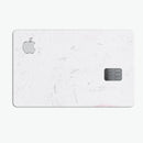 Mixtured Pink and Gray 44 Textured Marble - Premium Protective Decal Skin-Kit for the Apple Credit Card