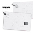 Mixtured Pink and Gray 44 Textured Marble - Premium Protective Decal Skin-Kit for the Apple Credit Card
