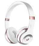Mixtured Pink and Gray 44 Textured Marble Full-Body Skin Kit for the Beats by Dre Solo 3 Wireless Headphones