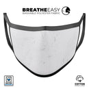 Mixtured Pink and Gray 44 Textured Marble - Made in USA Mouth Cover Unisex Anti-Dust Cotton Blend Reusable & Washable Face Mask with Adjustable Sizing for Adult or Child