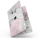MacBook Pro with Touch Bar Skin Kit - Mixtured_Pink_and_Gray_Textured_Marble-MacBook_13_Touch_V7.jpg?