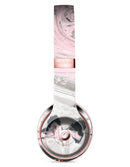 Mixtured Pink and Gray Textured Marble Full-Body Skin Kit for the Beats by Dre Solo 3 Wireless Headphones