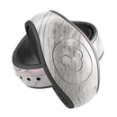 Mixtured Pink and Gray Textured Marble - Decal Skin Wrap Kit for the Disney Magic Band