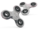 Mixtured Pink and Gray Textured Marble Full-Body Fidget Spinner Skin-Kit