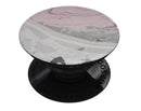 Mixtured Pink and Gray Textured Marble - Skin Kit for PopSockets and other Smartphone Extendable Grips & Stands