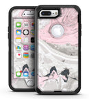 Mixtured Pink and Gray Textured Marble - iPhone 7 Plus/8 Plus OtterBox Case & Skin Kits