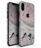 Mixtured Pink and Gray Textured Marble - iPhone XS MAX, XS/X, 8/8+, 7/7+, 5/5S/SE Skin-Kit (All iPhones Available)