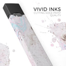Mixtured Pink and Gray v3 Textured Marble - Premium Decal Protective Skin-Wrap Sticker compatible with the Juul Labs vaping device