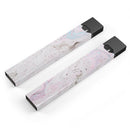 Mixtured Pink and Gray v3 Textured Marble - Premium Decal Protective Skin-Wrap Sticker compatible with the Juul Labs vaping device