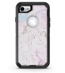 Mixtured Pink and Gray v3 Textured Marble - iPhone 7 or 8 OtterBox Case & Skin Kits