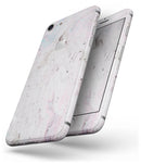 Mixtured Pink and Gray v3 Textured Marble - Skin-kit for the iPhone 8 or 8 Plus